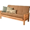 thumbnail image 2 of Lodge Frame Suede Peat Full Mattress, Tan - Tan, 2 of 9