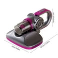 thumbnail image 3 of Wireless Handheld Vacuum Cleaner with 11kPa Suction for Home Upholstery Beds Sofas Multi Stage Filtration Purple or White, 3 of 6