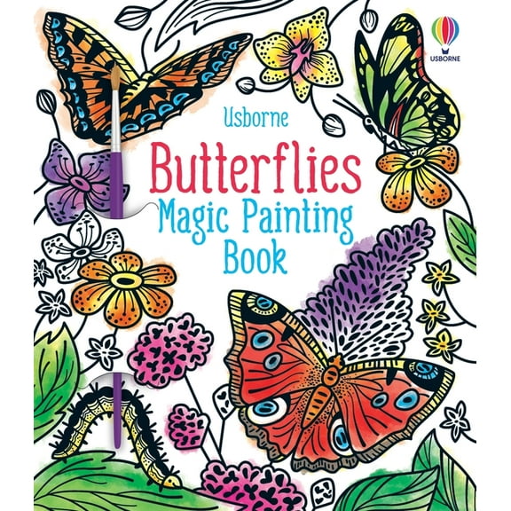 Magic Painting Books Butterflies Magic Painting Book, (Paperback)