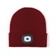 thumbnail image 1 of Gorro de punto con luces LED dobles para deportes al aire libre recargables, luz blanca delantera, luz roja trasera, luces dobles, lámpara LED, 1 of 2