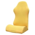 thumbnail image 4 of Funda elástica para silla de oficina, para videojuegos, giratoria, para juegos amarillo, 4 of 9