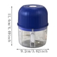 thumbnail image 3 of Electric Mini Chopper,Mini Chopper Food Processor,Garlic Chopper,Rechargeable Wireless Food Processor For Garlic Onion Ginger Chili Vegetables Meat, 3 of 6