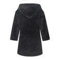 thumbnail image 3 of Bixock Unisex Toddler Robe for Girls Boys Hooded Robe Kids Fleece Bathrobe Children Loungewear Long Sleeve Flannel Solid Color Western Indoor Outfit for Multiple Ages Fall Winter Sleepwear, 3 of 6