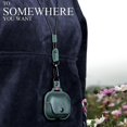 thumbnail image 2 of Charging Case Cover Compatible With Airpods Pro , Leather Flip Case Cover With Long Lanyard Black, 2 of 5