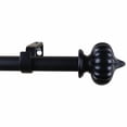 thumbnail image 2 of Urbanest Adjustable Single Curtain Rod Set Bishop Finials – 1 - Inch Diameter, With Renaissance Gold Rod, 48–84 Inches, 2 of 4