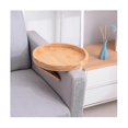 thumbnail image 1 of Sofa Tray Table Sofa Armrest Clip-on Tray Wood Sofa Tray Practical Tv Tray For Remote Control Coffe, 1 of 5
