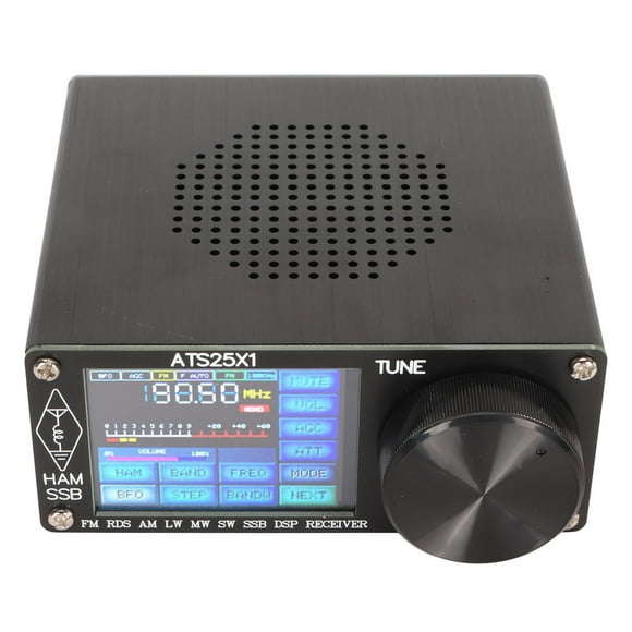 ATS25X1 Si4732 Receiver, 3000mAh Battery 3.5mm Stereo Output DSP Radio Receiver Compact Full Band Type C Charging for Travel