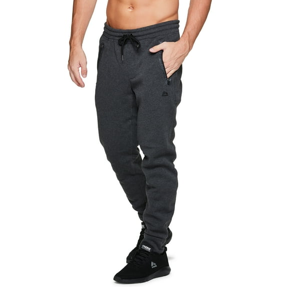 RBX Active Men's Athletic Fleece Lined Tapered Jogger Sweatpant with Pocket
