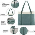 thumbnail image 4 of Women's Work Bag with Laptop Compartment Zip Pocket Teacher's Handbag, 4 of 5