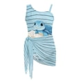 thumbnail image 6 of POLERO Girls' Cute Cartoon Turtle One-Piece Swimsuit with Mesh Cover Up - Quick Dry, Adjustable Straps for Beach & Pool Vacation, 6 of 10