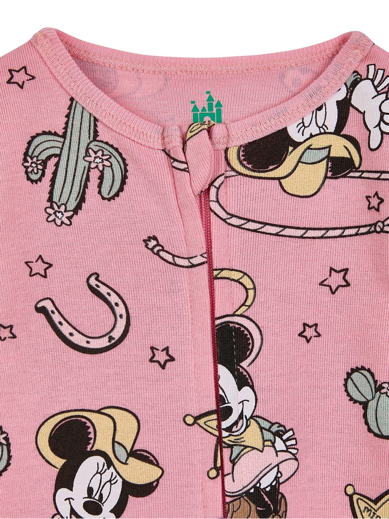 Character Baby Two-Way Zip Front Footed Sleep N Play Pajamas