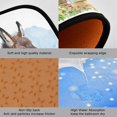 thumbnail image 3 of Washable Kitchen Rugs Set 2 Piece Farm Animals Cow Sheep Pig Rabbit Anti Fatigue Floor Mats Bathroom Carpet, 27"x19" and 47"x19", 3 of 6