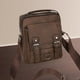 thumbnail image 1 of Bolso de hombro para hombre, bolso de moda para negocios, hombres, mujeres, trabajo, actividades al aire libre Marrón oscuro, 1 of 8