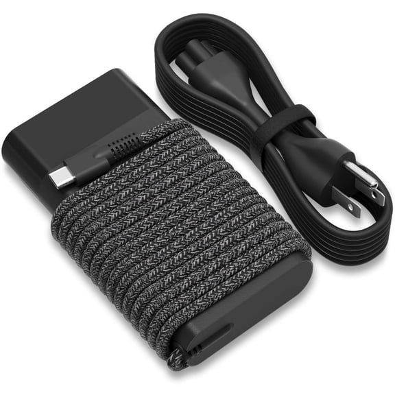 New Slim 65W HP Laptop Charger USB C : HP Spectre x360 Charger Replacement HP Chromebook/EliteBook x360/ProBook/Envy/Elite x2/Split x2,Fast Charging Type C AC Adapter Travel Power Cord Supply