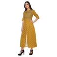 thumbnail image 3 of Moomaya Printed Kurta Summer Wear Ladies Kurti Front Slit Tunic Tops Women, 3 of 5