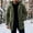 Army Green, variant on Winter Zipper Jackets Outwear for Men Fleece Sherpa Lined Jacket Mens Toggle Trench Coat Heavyweight Warm Hooded Casual Suede Leather Jacket with Multi Pockets