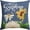 Blue, variant on Hello Sunshine Daisy Sunflower Bee Throw Pillow Cover, 12 x 20 Inch Summer Party Holiday Yellow Cushion Case Decoration for Sofa Couch