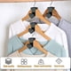 thumbnail image 1 of Ganchos para colgar ropa en forma de corazón, Mini gancho conector para armario, colgador de ropa FLhrweasw Nuevo, 1 of 9