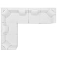thumbnail image 3 of Modway Saybrook Canapé Sectionnel de Patio Extérieur Moderne en Tissu 6 Pcs, Blanc, 3 of 6