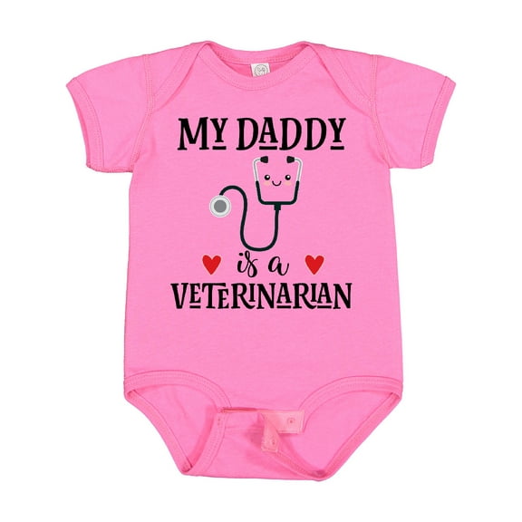 Inktastic Veterinarian Daddy Vet Boys or Girls Baby Bodysuit