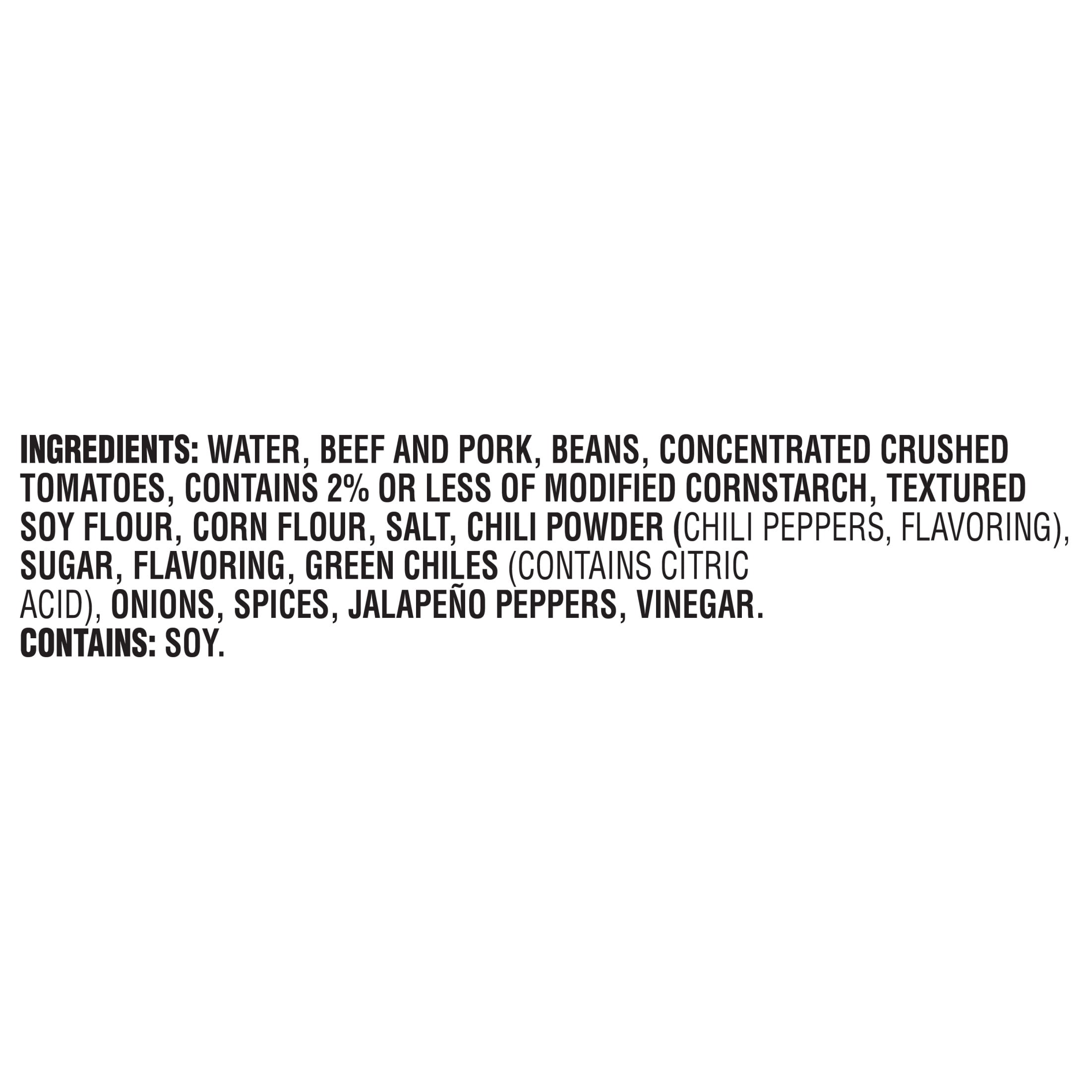 HORMEL Chili with Beans, No Artificial Ingredients, 15 oz Steel Can