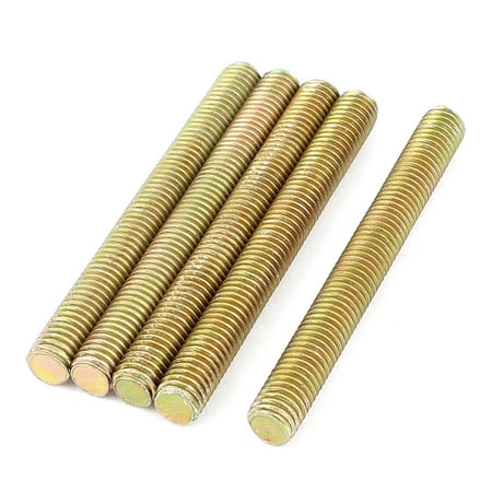 

Unique Bargains 1.25mm Pitch M8 x 75mm Threaded Rod Bar Bolt Bronze Tone 5 Pcs