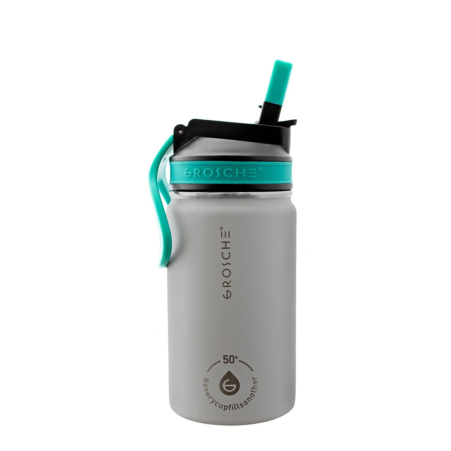 JoyJolt Triple Insulated Water Bottle with Straw Lid AND Flip Lid! 32oz  Large Water Bottle, 12 Hour Hot/Cold Vacuum Insulated Stainless Steel  Bottle.
