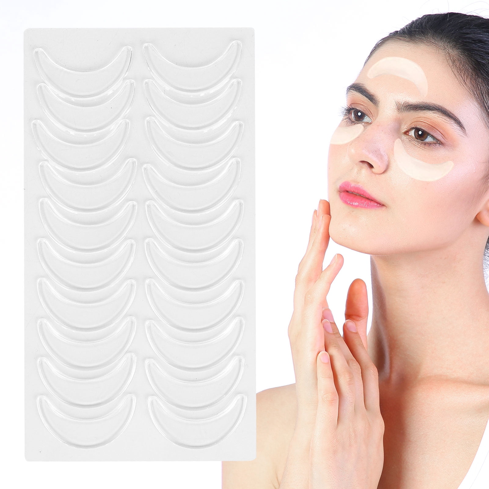 Anti-Wrinkle Eye Patches, Silicone Reusable Silicone Eye Pads Comfortable For Eye Face For Woman