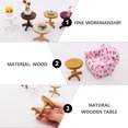 thumbnail image 4 of CIMAXIC Simulation Furniture 1Pc Miniature Round Table Model Simulation Table Ornament Mini House Decoration,1.97"X1.97"X1.97", 4 of 5