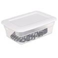 thumbnail image 7 of Sterilite Plastic 12 Qt. Storage Box White Set of 16, 7 of 7
