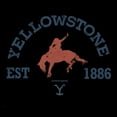 thumbnail image 2 of Men's Yellowstone Distressed Rider Silhouette Est. 1886 Graphic T-Shirt, 2 of 5