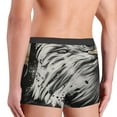 thumbnail image 6 of Salouo Ink Style Bald Eagle Print Men's Boxer Briefs,Breathable Underwear Elastic Waistband Briefs for Men -Large, 6 of 8