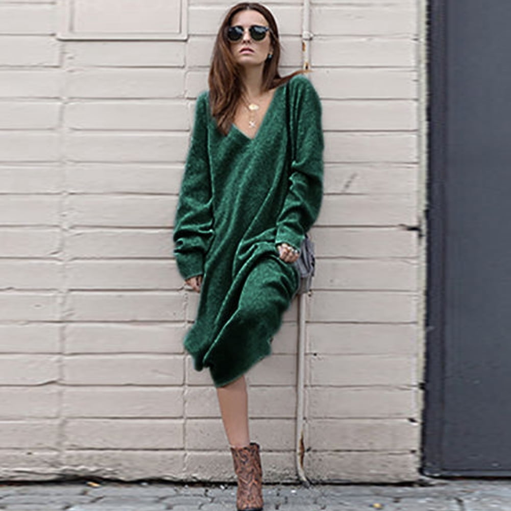 long maxi jumper dress