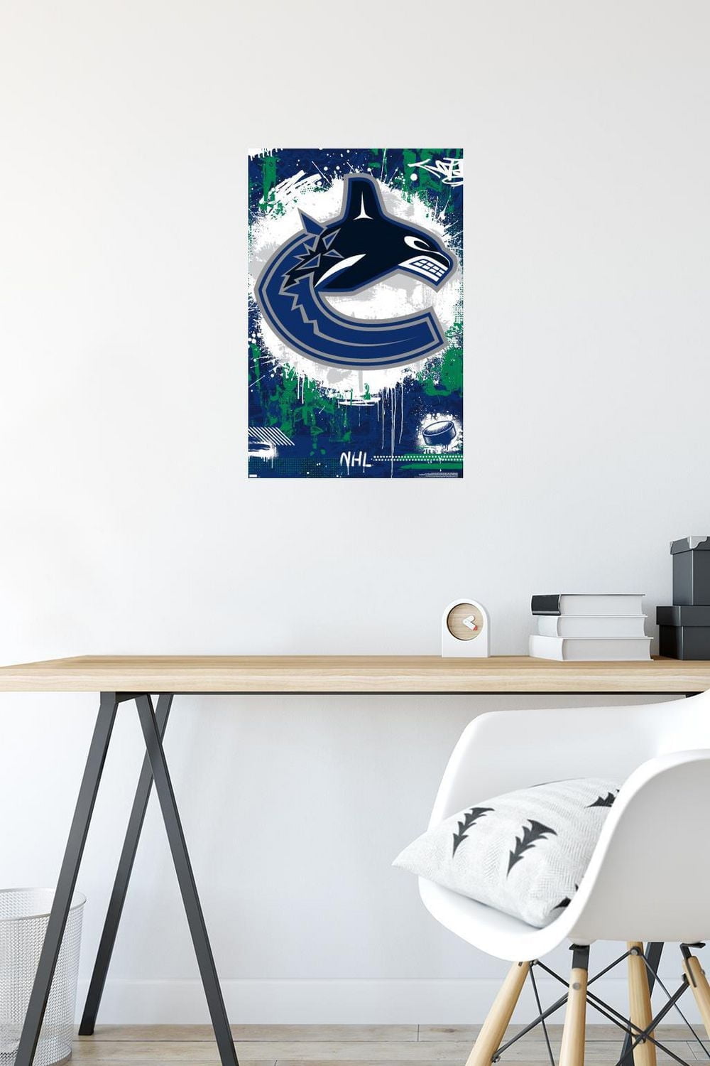 NHL Vancouver Canucks - Maximalist Logo 23 Wall Poster