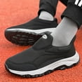 thumbnail image 6 of Men's Extra Wide Fit Walking Shoes Non-Slip Soft Sole Lightweight Comfort Sneakers for Diabetic Feet, Orthopaedic Senior Elderly Dad Sports Casual Motion Shoes, 6 of 7