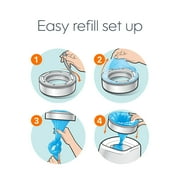 Diaper Genie Round Refills, Unscented, Holds up to 720 Newborn Diapers, 3 pack