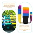thumbnail image 4 of GOOHOCHY  48 Pcs Plastic Matte Flower Pot Outdoor Garden Indoor Colorful, 4 of 8