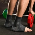 thumbnail image 4 of Pairs Set of Neuropathy Socks, Breathable, Unisex, Pain Relief, Foot Compression Sleeves, Toeless, Arthritis, Ankle Protection, Support Brace, 4 of 5