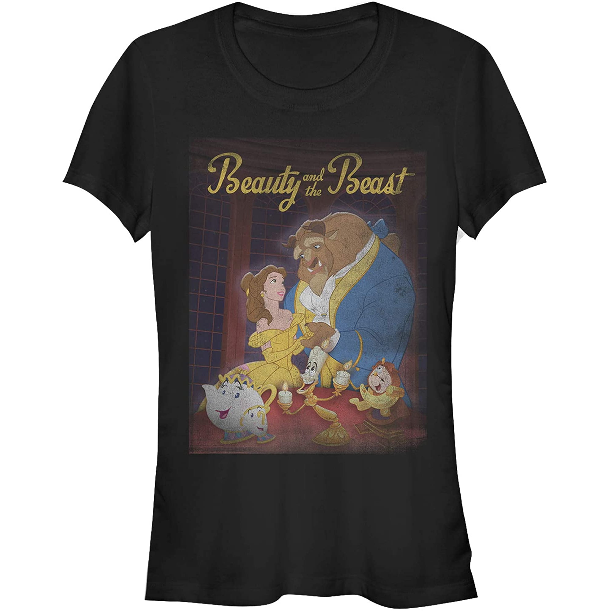Juniors Beauty and The Beast Vintage Poster T-Shirt | Walmart Canada