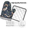 thumbnail image 4 of Bingfone Retro Forest Animals Print Oven Mitts Pot Holders Set 2 PCS for Kitchen for Cooking Grilling Baking BBQ Pot Holders Cook Essentials, 4 of 7