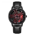 thumbnail image 1 of Reloj hueco para hombre, reloj de cuarzo con personalidad creativa, reloj de estilo de rueda moderno y moderno, 1 of 3