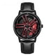 thumbnail image 1 of Reloj hueco para hombre, reloj de cuarzo con personalidad creativa, reloj de estilo de rueda moderno y moderno, 1 of 3