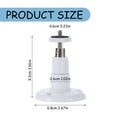 thumbnail image 2 of Wall Mount Compatible for Camera Mount, Plastic 360 Degree Swivel Adjustable Bracket for Wall Mount Camera, 1 Pcs, 2.67x3.66", 2 of 8