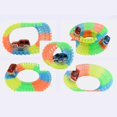thumbnail image 3 of Magical Tracks Luminous Racing Track Car With Colored Lights DIY Plastic Glowing In The Dark Creative Toys For Kids DMH, 3 of 7