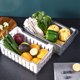 thumbnail image 3 of GOOHOCHY 1 juego de caja de almacenamiento de alimentos de doble capa de gran capacidad (blanco transparente), 3 of 8