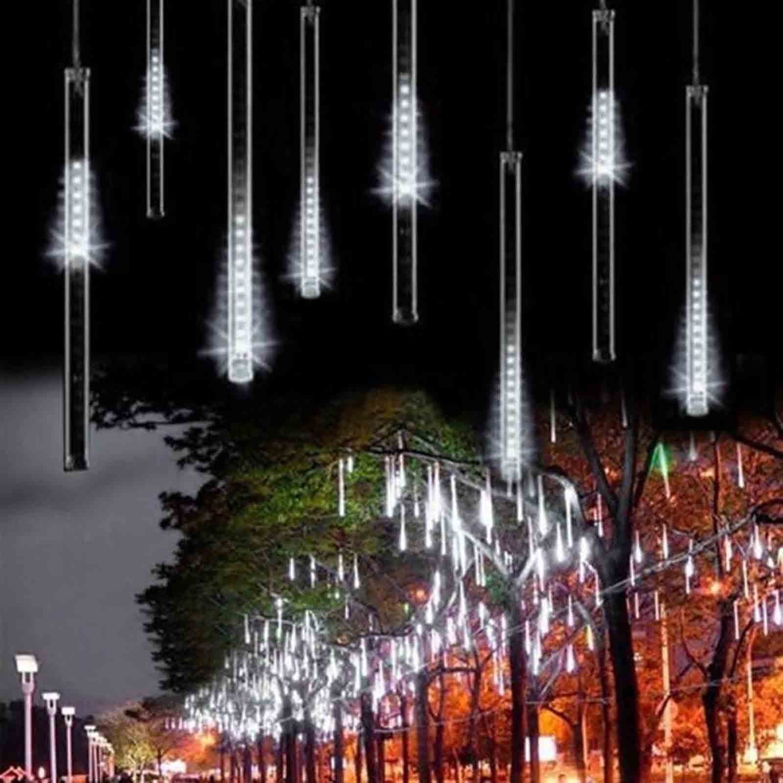SSZMDLB under $5 4Pcs Solar Lights, Solar Ice Bar Lights, Outdoor Waterproof String Lights for Garden, Yard, Patio, Christmas, Party, 8 Tubes with Colorful LEDs, Easy Installation, Solar Powered