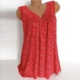 thumbnail image 2 of Ketyyh-chn99 Tank Tops Y2k Top Sleeveless Cami Shirt Slim Solid Ribbed Tank Top Red,L, 2 of 5
