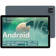 2025 Tablet 10 Inch Android 14 Tablets with 14GB RAM 128GB ROM 1TB Expand, Octa-Core Tablet , 8000mAh Battery, HD IPS Display, GPS