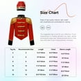 thumbnail image 7 of iiniim Marching Band for Kids Boys Girls Drum Major Uniform Tassel Jacket Coat with Cap Set Size 4-14 A Red 14, 7 of 7