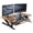 Vintage Brown/Black, variant on VIVO Dark Walnut Height Adjustable Extra Wide 42" Stand Up Desktop Converter